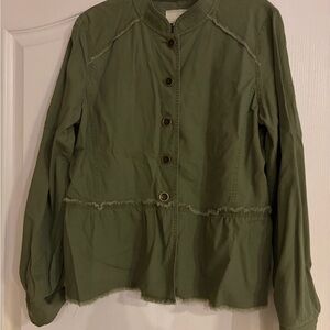 Caslon Utility Jacket in Olive